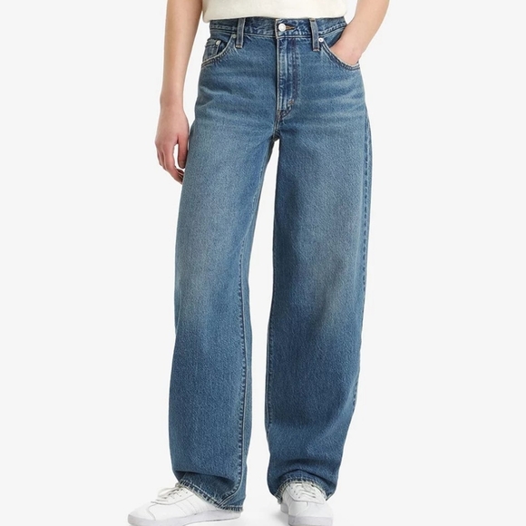 Levi's Baggy Dad Jeans Metaphor Mix Sz 26 Nwt - Picture 8 of 16